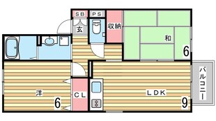 ヒルズ大谷IIの物件間取画像